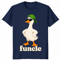 Funcle goose shirt in navy