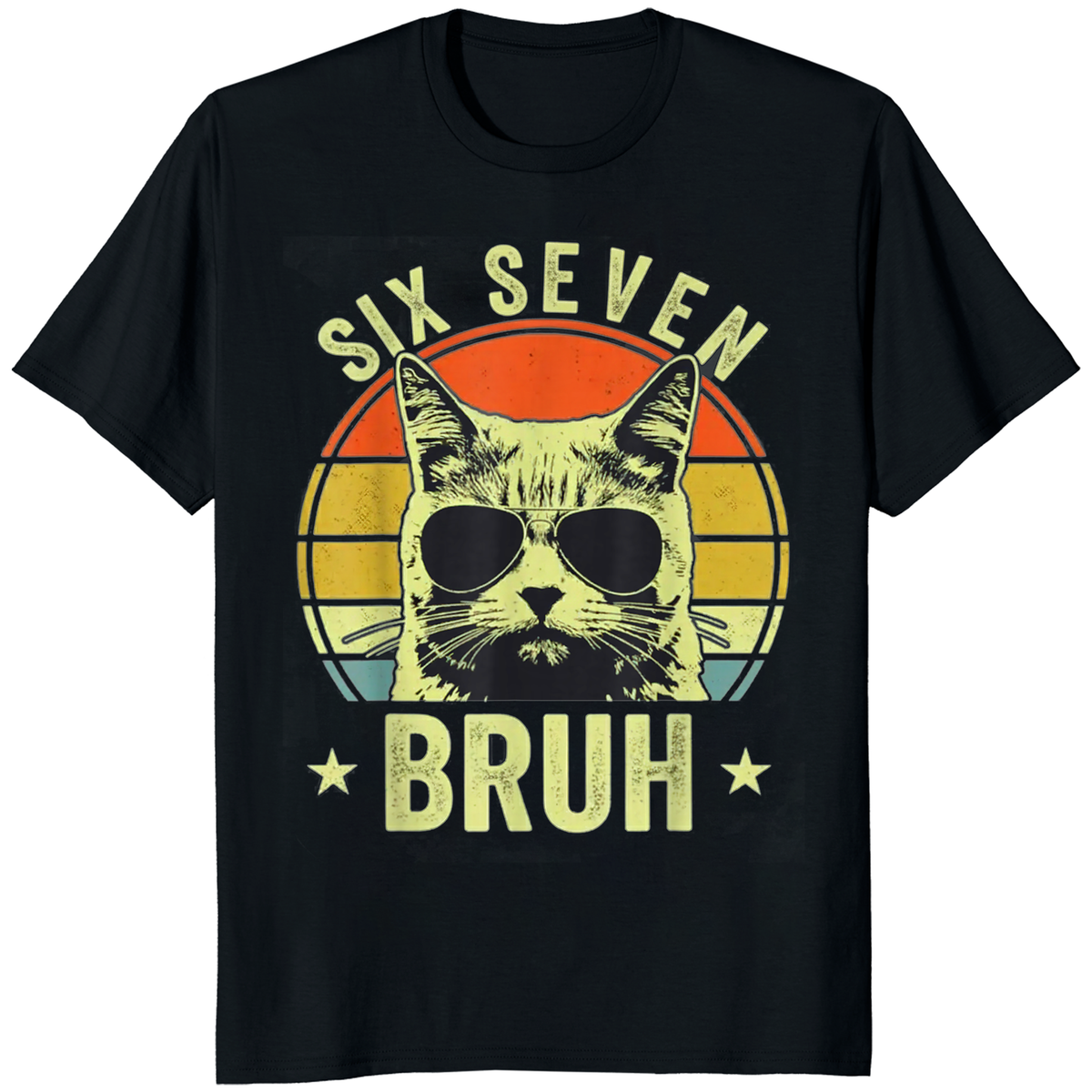 Funny 67 Bruh Cat Meme T-Shirt – Cat Meme Graphic Tee | Cuccico | Cuccico