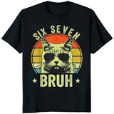 Funny 67 Bruh Cat Meme T-Shirt – Cat Meme Graphic Tee | Cuccico | Cuccico