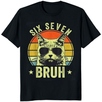Funny 67 Bruh Cat Meme T-Shirt – Cat Meme Graphic Tee | Cuccico | Cuccico