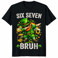 Funny 67 Meme Shamrock T-Shirt – St Patrick’s Day Six Seven Shirt | St Paddy’s Meme Tee | Cuccico