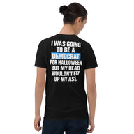 Funny anti democrat shirt in black