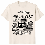 Funny Archivist Shirt in natural