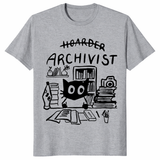 Funny Archivist Shirt in sport grey