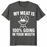 Funny bbq grilling shirt dark heather