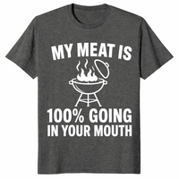 Funny bbq grilling shirt dark heather