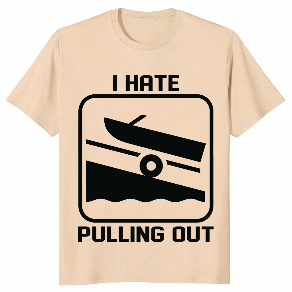 Boating humor shirt in sand for boat lovers and sailors