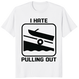 Nautical humor shirt in white for boat owners and sailing fans
