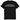 Funny burger shirt in black
