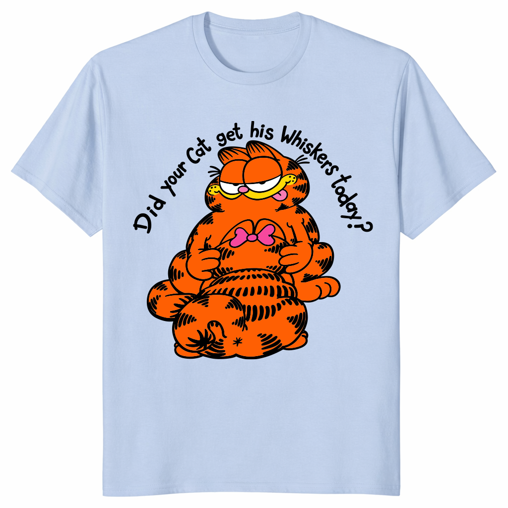 Did Your Cat Get His Whiskers Today | Funny Cat Lover Gift Shirt | Cuccico