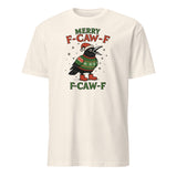 Merry F-Caw-F Christmas Shirt – Funny Holiday Chicken Meme Tee | Christmas 2025 | Cuccico | Cuccico