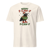 Merry F-Caw-F Christmas Shirt – Funny Holiday Chicken Meme Tee | Christmas 2025 | Cuccico | Cuccico