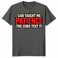 Funny cubs shirt in heather navy