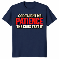 Funny cubs shirt in navy