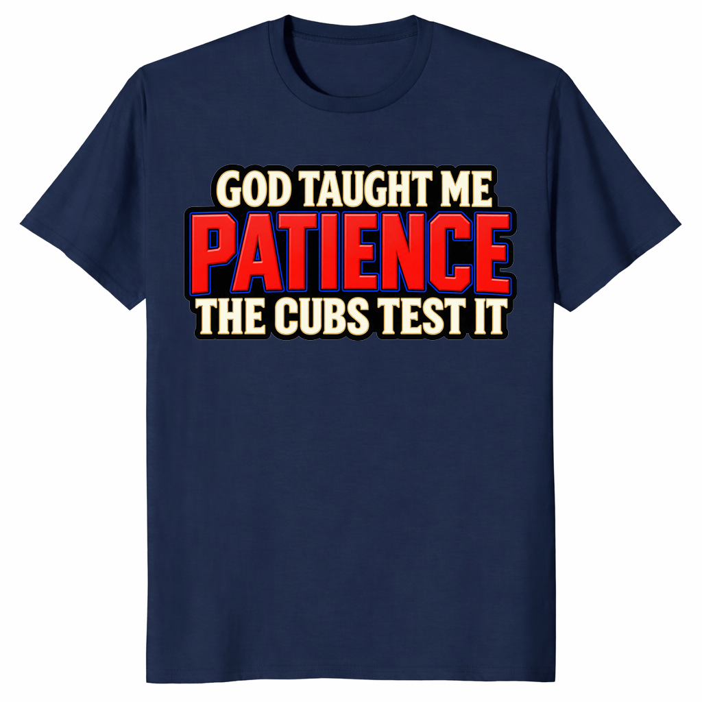 Funny cubs shirt in navy