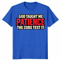 Funny cubs shirt in royal