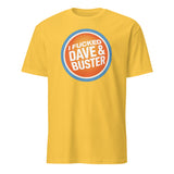 Funny Dave & Buster’s Adult Humor T-Shirt in daisy yellow by Cuccico, adult humor graphic tee
