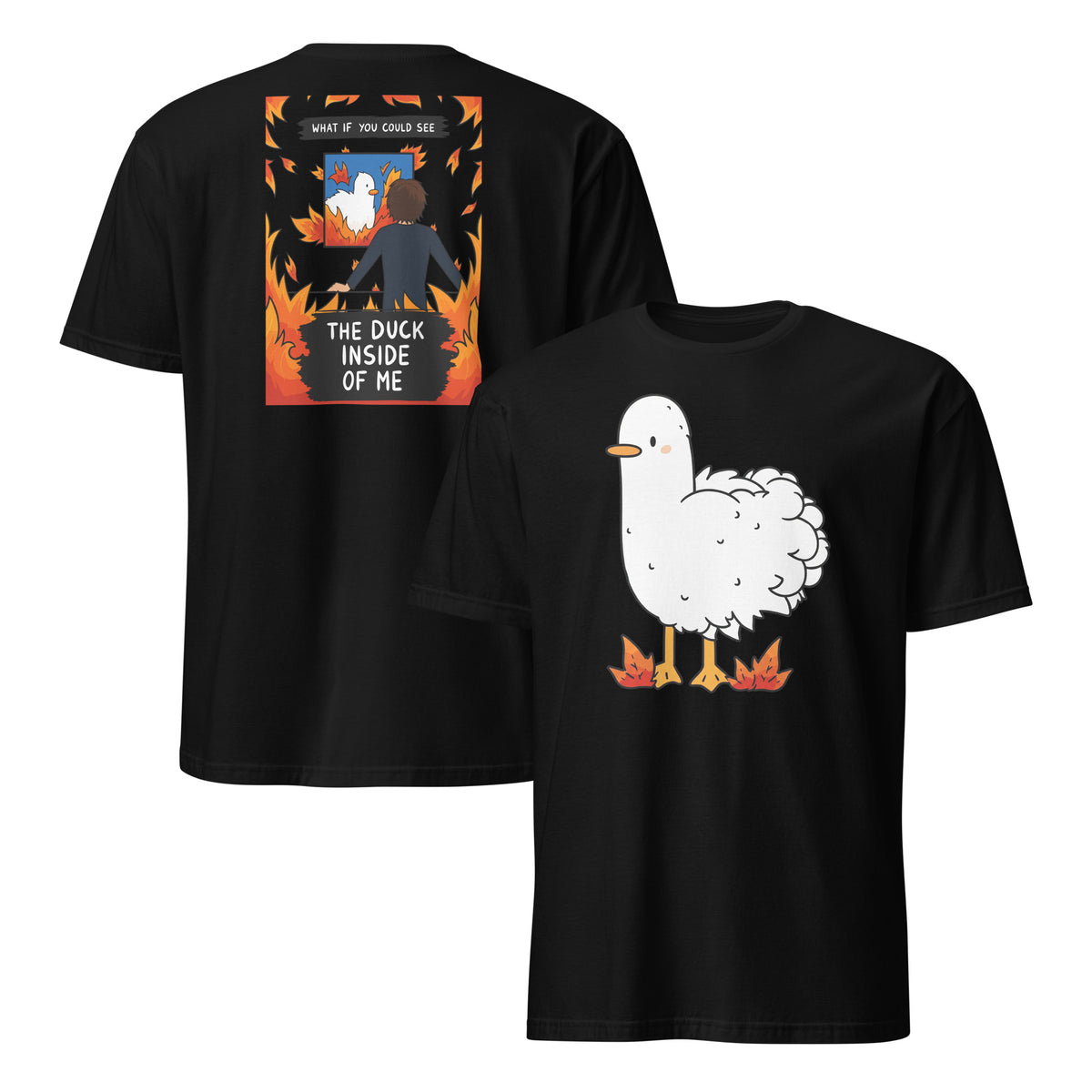 What If You Could See The Duck Inside of Me – Funny Duck Shirt | Cuccico