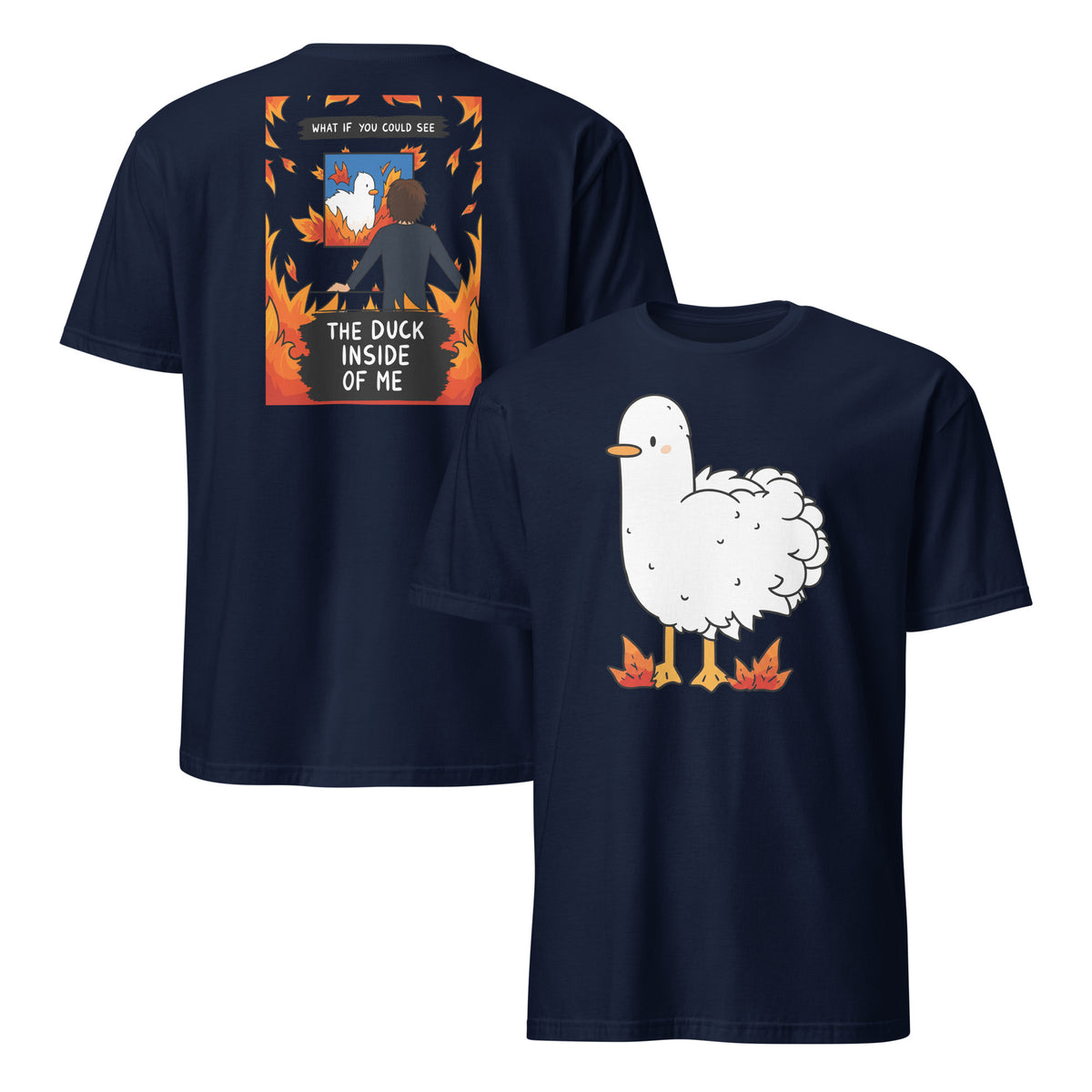 What If You Could See The Duck Inside of Me – Funny Duck Shirt | Cuccico