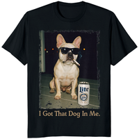 Funny Frenchie Tee – “I Got That Dog in Me” French Bulldog Meme T-Shirt for Frenchie Moms | Cuccico | Cuccico