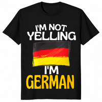 Funny german shirt in black