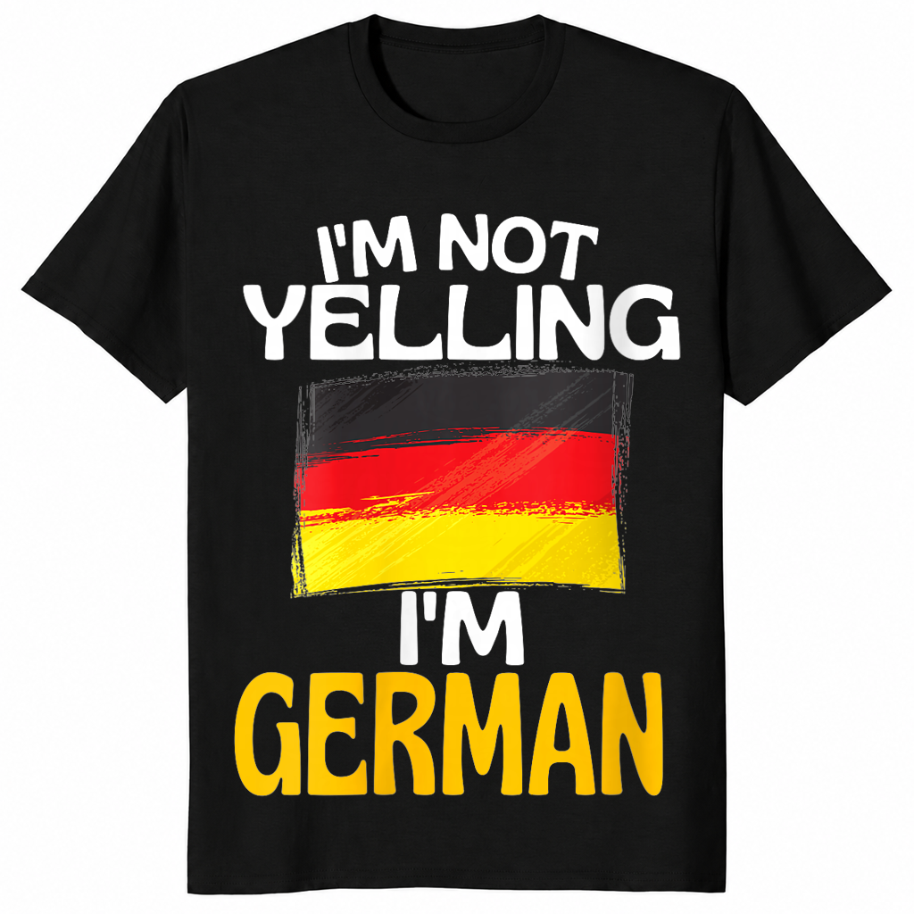 Funny german shirt in black