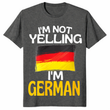 Funny german shirt in dark heather