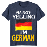 Funny german shirt in heather navy