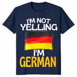 Funny german shirt in navy