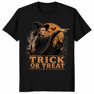 Funny halloween witch shirt in black