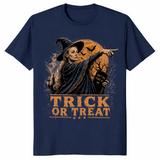 Funny halloween witch shirt in navy