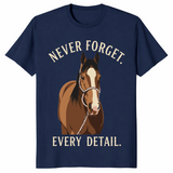 Funny horse shirt in navy