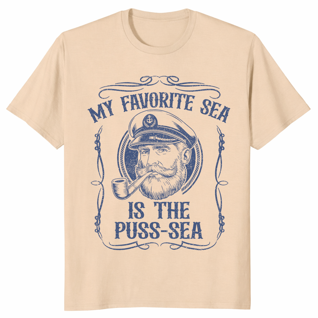 Funny inappropriate shirt in sand