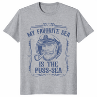 Funny inappropriate shirt in sport grey
