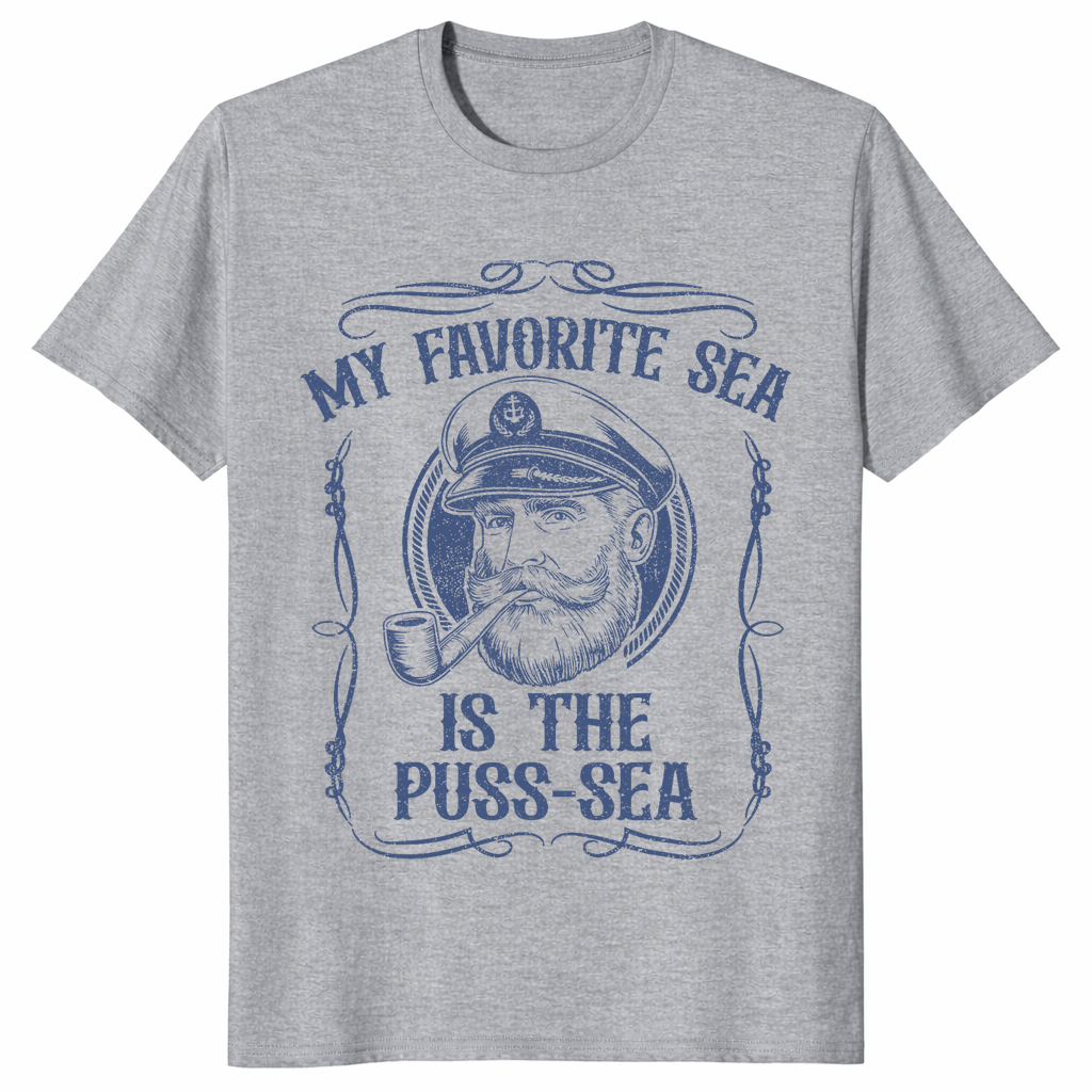 Funny inappropriate shirt in sport grey