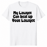 Funny lawyer shirt in white