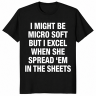 Funny office humor shirt in black