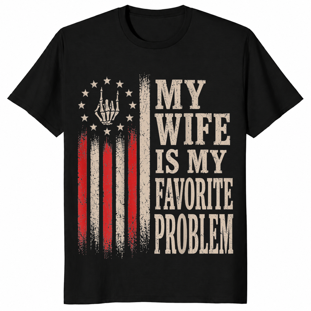 Funny quote for men shirt in black