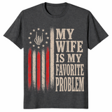 Funny quote for men shirt in dark heather grey