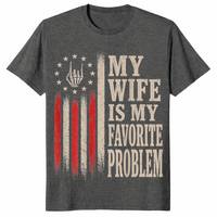 Funny quote for men shirt in dark heather
