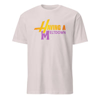 Funny Retro Quote T-Shirt in ice grey with humorous meltdown graphic