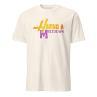 Funny Retro Quote T-Shirt in natural off-white with humorous meltdown graphic