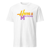 Funny Retro Quote T-Shirt in white with humorous meltdown graphic