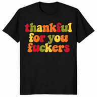 Funny thanksgiving shirt in black