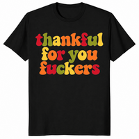 Funny thanksgiving shirt in black