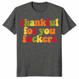 Funny thanksgiving shirt in dark heather