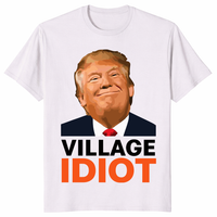 Funny Trump idiot political tee for satire and protest style