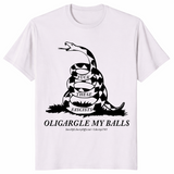 Fuck These Fascists Oligargle My Balls Gadsden Flag Shirt | Cuccico