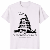 Fuck These Fascists Oligargle My Balls Gadsden Flag Shirt | Cuccico