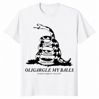 Fuck These Fascists Oligargle My Balls Gadsden Flag Shirt | Cuccico
